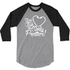girls fish too only prettier 3/4 Sleeve Shirt