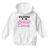 playing for breast cancer Youth Hoodie