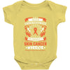Never Underestimate the Strength of a Skin Cancer Warrior Baby Bodysuit