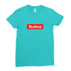 techno hypebeast Ladies Fitted T-Shirt