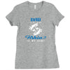 Dad is my Name Fishing Is My Game Ladies Fitted T-Shirt