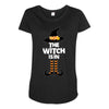 The Witch Is In Maternity Scoop Neck T-shirt