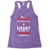 There's This Boy Who Stole My Heart He Calls Me Grandma Racerback Tank