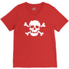 skull bones V-Neck Tee