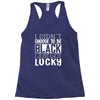 i didn't choose to be black Racerback Tank
