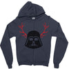 darth vader reindeer Zipper Hoodie