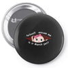 March Peeking Out Baby Girl Pin-back button