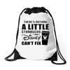 There's Nothing a Little Starbucks and Disney Can't Fix Drawstring Bags