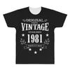 original parts vintage established 1981 perfectly aged All Over Men's T-shirt