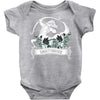 sagittarius rose zodiac Baby Bodysuit