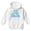 Only the Best Dads get Promoted to Papa Youth Hoodie