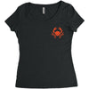 scorpion pocket Women's Triblend Scoop T-shirt