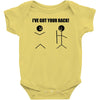 i've got your back t shirt tee funny novelty tee pun stick figure joke Baby Onesie