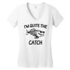father's day fishing Women's V-Neck T-Shirt