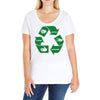 rock paper scissors Ladies Curvy T-Shirt