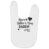 Happy First Father's Day Daddy Baby Bibs