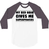 red head hair 3/4 Sleeve Shirt