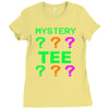mystery tee shirt random funny cheap t shirt pop culture hipster graph Ladies Fitted T-Shirt