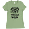 Super Cool Mommy Of A Freaking Awesome Daughter Ladies Fitted T-Shirt