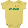 long distance relationship Baby Bodysuit