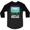 i want to read 3/4 Sleeve Shirt