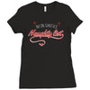 i'm on santa's naughty list Ladies Fitted T-Shirt