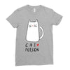 cat love person! Ladies Fitted T-Shirt