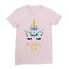 birthday unicorn family series birthday boy Ladies Fitted T-Shirt