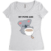 My Puns Are Women's Triblend Scoop T-shirt