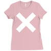 cross logo Ladies Fitted T-Shirt