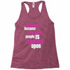 i cut hair Racerback Tank