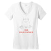 i am your father   mens funny Women's V-Neck T-Shirt