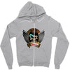 MANIAC OF SKULL Zipper Hoodie