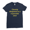 cleverly disqused as a respon Ladies Fitted T-Shirt