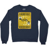 beer goggles sign, ideal gift or birthday present. Crewneck Sweatshirt