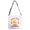 This Girl Loves Her Dogo Argentino Adjustable Strap Totes