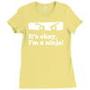it's ok i'mk a ninja Ladies Fitted T-Shirt