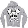 skull mickey 2 Zipper Hoodie