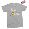 be a hero logo white Exclusive T-shirt