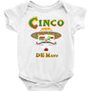 cinco de mayo badass skull Baby Bodysuit