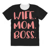 wife boss mom All Over Women's T-shirt