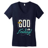Thank GOD it's Friday Women's V-Neck T-Shirt