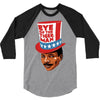eye of the tiger man 3/4 Sleeve Shirt