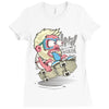 nerd attack Ladies Fitted T-Shirt