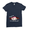 Excuse Me Is It February Yet Baby Girl Ladies Fitted T-Shirt