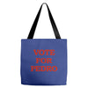 vote for pedro ringer t shirt napoleon dynamite ninja skills Tote Bags