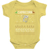 capricorn christmas ugly sweater Baby Onesie