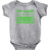 delorean trail Baby Bodysuit