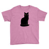 black cat Youth Tee