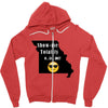 missouri eclipse   show me totality Zipper Hoodie